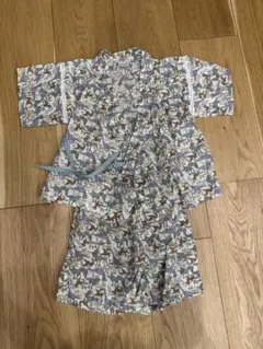 プティマイン　恐竜柄甚平　90cm