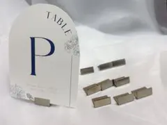 カードスタンド　テーブルナンバー　結婚式　披露宴　アンティーク調　10個