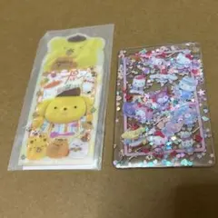 サンリオ つれてって♪カードケース いちご新聞付録　キラキラカードケース　セット