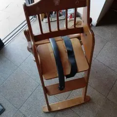 木製 ベビーチェア 折りたたみ式のサムネイル