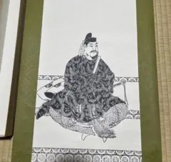 掛け軸　菅原道真　美術品　アンティークのサムネイル