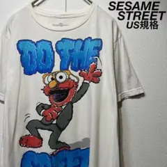 【US規格】希少 SESAME STREET エルモ Tシャツ ホワイト 白 Mのサムネイル