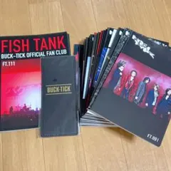 BUCK-TICK バクチク FC 会報 001 〜4冊 FISH TANK BUCK-TICK ファンクラブ会報 FISH TANK 創刊準備号から完全揃い