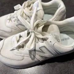 new balance 574 ホワイト スニーカー