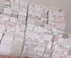 紙モノ コラージュ素材 海外作家 デザペ 人物ステッカー まとめ売り