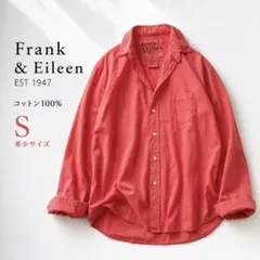 極美品❤️フランクアンドアイリーンBARRYコットンガーゼシャツピンク
