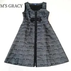 【美品】エムズグレイシー ジャンパースカート ストレッチウール リボン 黒 2026年最新】エムズグレイシー ジャンパースカート 42の人気アイテム