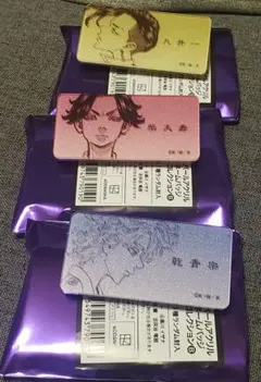 東京リベンジャーズ　原画展　パールアクリルネームバッジ　黒龍　セット