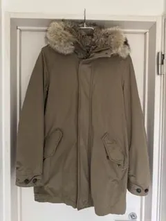 WOOLRICHモッズコート ラビット/コヨーテファー ライナー付