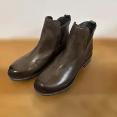 レディース　クロンダイク　ブーツ　レザー本革　ダークブラウン