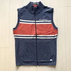 【美品】rosasen コットンナイロン ニットベスト Mサイズ ゴルフウェア