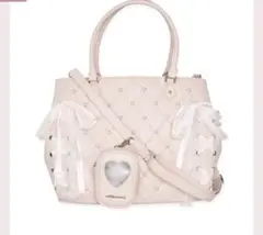 Mellfy pearl ribbon kiss-lock bag - メルカリ