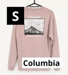美品　Columbiaマウントフッド バックプリントロングスリーブロンSサイズのサムネイル