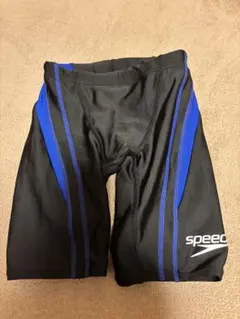 speedo FINA認証 競泳水着 黒と青　130㎝