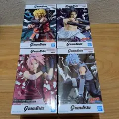 新品未開封】NARUTOフィギュア4体セット ナルト・サクラ・サスケ