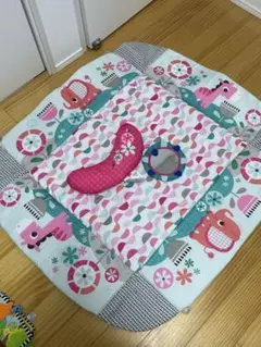 No.672【美品】トイザらス ベビージム プレイマット ピンク系のサムネイル