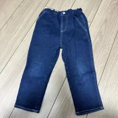 petit main プティマイン　ダークブルーデニムパンツ 110cm