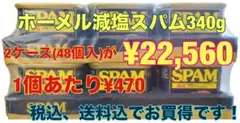 ホーメル減塩スパム340g×48個(2ケース)のサムネイル