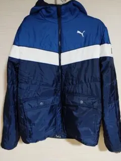 「極美品」プーマ 迷彩柄リバーシブル メンズLL パーカー ジャケット アウター