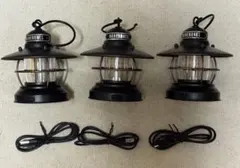 【美品】３個セットBarebones ベアボーンズ ミニエジソンランタンLED