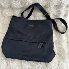 agnes b. voyageアニエスベー ショルダーバッグ ネイビー　マザーズ
