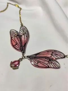 オーダーメイド:ハンドメイド 蝶の羽根 ネックレス