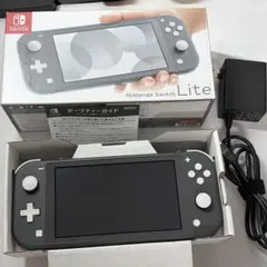 Nintendo Switch Lite 本体 グレー ほぼ新品 - メルカリ