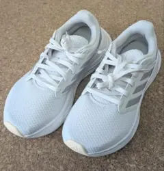 adidas アディダス レディース スニーカー 23cm ランニング　グレー