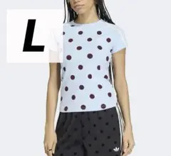 アディダス adidas 水玉半袖Tシャツ オリジナルス ドット ホワイト