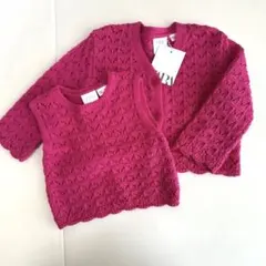 ZARAキッズ　クロシェニット　セット