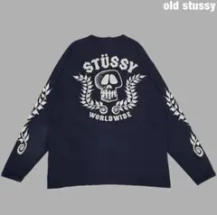 old stussy 00s XL スカルフラワー ロンT オールドステューシーのサムネイル