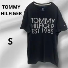 【TOMMY HILFIGER 】ブラック Tシャツ ✨S✨綿100%