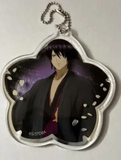 高杉晋助 銀魂 キラキラアクリル キーチェーン キーホルダー 桜