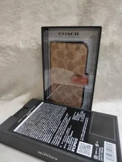 COACH シグネチャー柄 手帳型ケース iPhone 12/12 Pro 89789.jpg