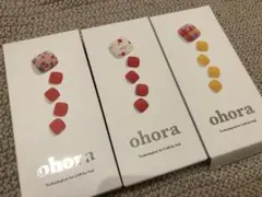 (新品、未使用品)ohora フットジェルネイルシート　3種