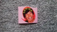 明石家さんま　ステッカー（裏面に水分付け必要）　２・７ｘ３ｃｍ　雑誌付録