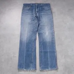 リーバイス517 Levis W32 フレアブーツ 青 古着 ボトム 18457