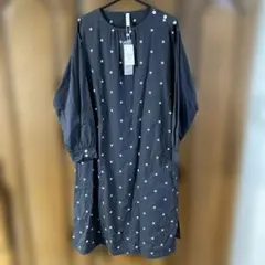 【新品未使用】　cloudnine 刺繍　ワンピース　ノンノ　綿100%