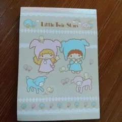 サンリオ リトルツインスターズ /キキララ シール付きメモ72枚/4柄×各18枚