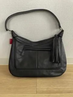 【新品】レザーショルダーバッグ タッセル付き 本革 ワンショルダー00s y2k