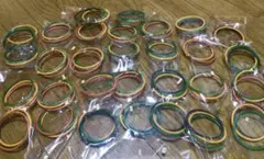 レゲエ ラスタカラー ブレスレット 3個✖️30セット 雑貨 樹脂製 フリマ 卸