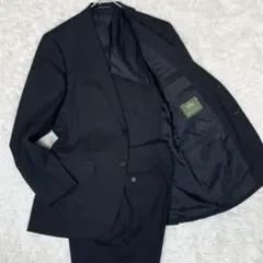 極美品✨ユナイテッドアローズ×レダ スーツ セットアップ 背抜き 黒 M