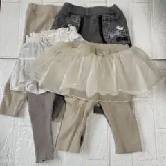 レギンス　ズボン　女の子　保育園着　まとめ売り　80 プティマイン　赤ちゃん本舗