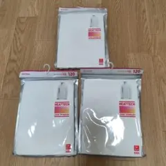 UNIQLO HEATTECH 120サイズ ホワイト ３点セット