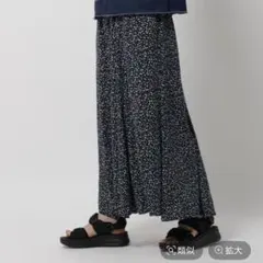 ニコアンド シボシボプリントスカートのサムネイル
