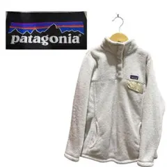 KIDS patagonia フリースジャケット ホワイト