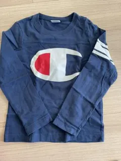 チャンピオン ビックロゴ　ロンT ネイビー　120cm