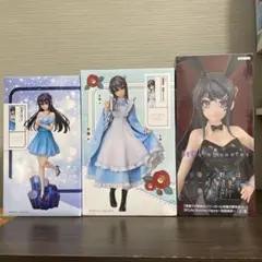 【新品未開封】青ブタ　桜島麻衣　フィギュア　3体セット