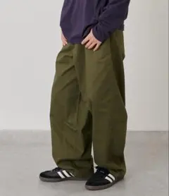 【新品】GLAZOS グラソス　バギーパンツ　L(160〜170cm)