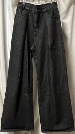 タックデニムワイドパンツ　JEANASIS